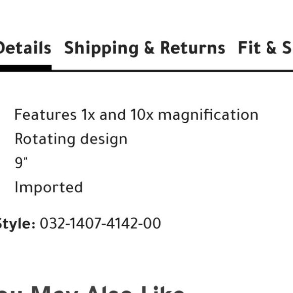 Danielle Creations Ultra Vue Distortion Free 10X Magnification Mirror - Picture 7 of 7